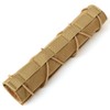 RALSPEC Tan Khaki Tactical Airsoft Suppressor Moderator Cover Muffler Baffler