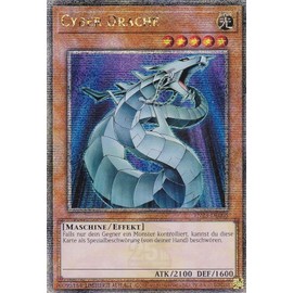 TN23-DE005 - Cyber Dragon - Quarter Century Secret Rare - German - Limited Edition - 25th Anniversary Tin: Dueling Heroes Single Cards - with MZTCG Shipping Protection - Yugioh
