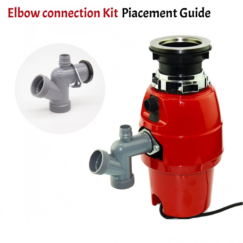 COLDDD Garbage Disposal Drain Kit, Elbow Replacement, 1-1/2" Pipe Diameter,