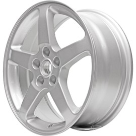 Factory Wheel Replacement New 17x7" 17 Inch Silver Aluminum Alloy Wheel Rim for Pontiac G6 2005 2006 2007 2008 2009 2010 | ALY06585U20N | Direct Fit - OE Stock Specs