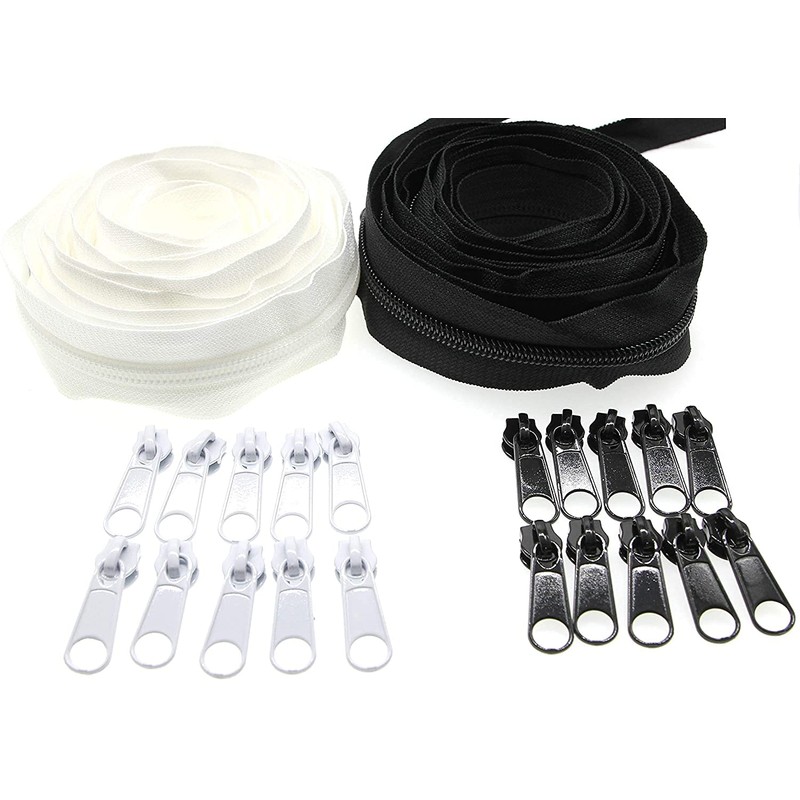 Dzxin 5# Zipper Slider White