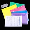 Plastic Wallets Folder - 12 Pack A4 Clear Document Folders