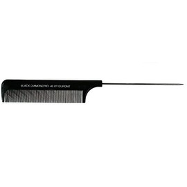 Black Diamond Salon Hair Dressing Strong Flexible Pin Tail Sectioning Hair Comb