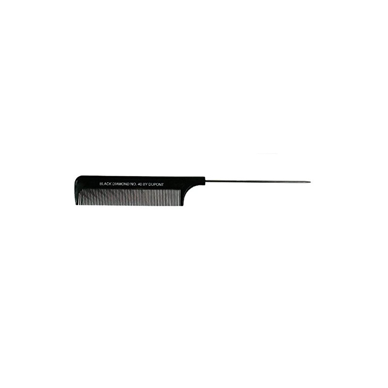 Black Diamond Salon Hair Dressing Strong Flexible Pin Tail Sectioning