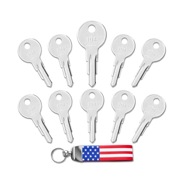 DHEISHA 10PCS Equipment Keys Terex WA05, Fit Terex Equipment Ignition