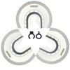 HEMUNC 3pcs Oscillating Tool Blades for Grout Removal Tile Mortar