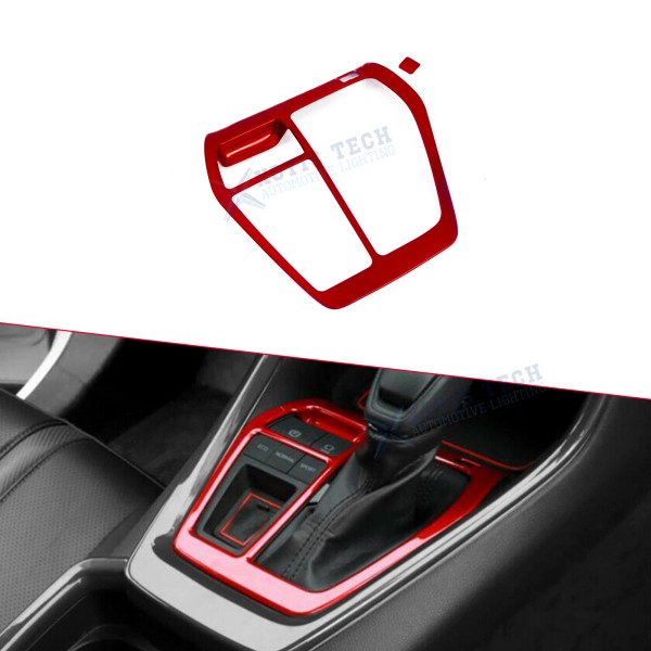 Xotic Tech Glossy Red Interior Console Gear Shift Box Panel