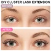 KISSXIAOYA Eyelash Extensions, DIY Custom Cluster Eyelash Tool Set (240