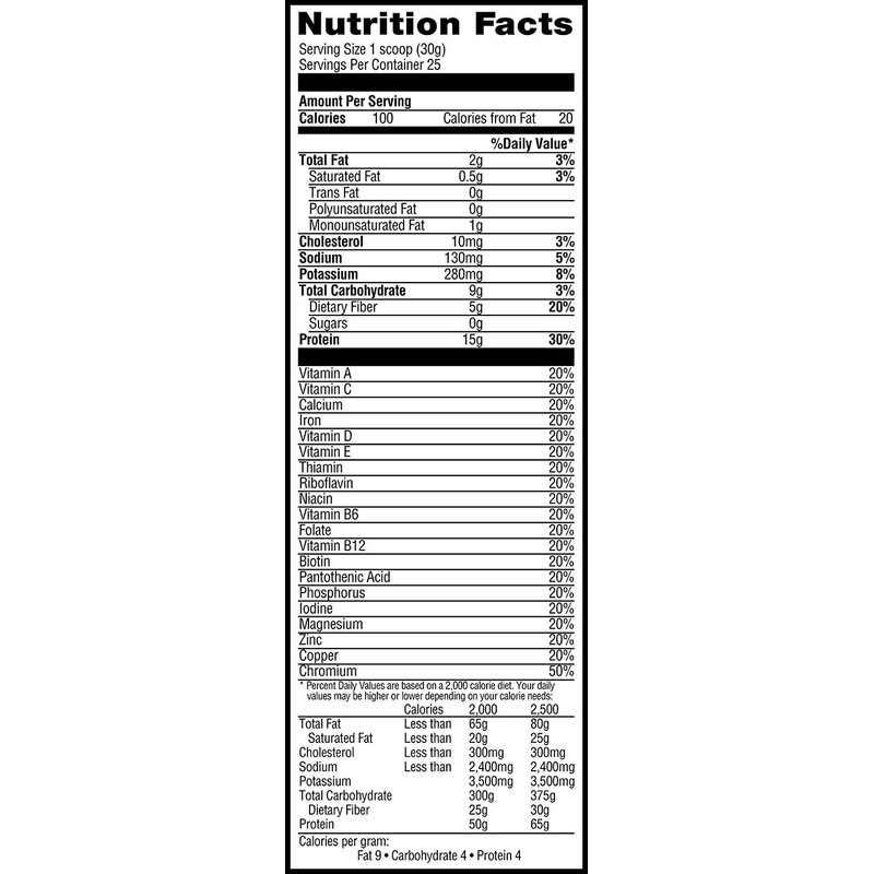 Muscle Milk ZERO, 100 Calorie Protein Powder, Chocolate, 15g Protein,