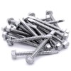 No.8 x 1 (4.2mm x 25mm) Hex Self-Drilling Screw (Flanged)