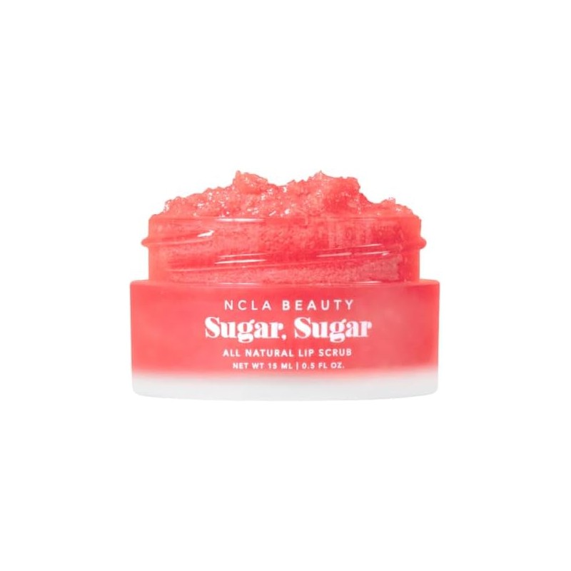 NCLA BEAUTY Azúcar, Azúcar Vegano Exfoliante Labial para Labios Secos