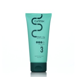 CurlMix Moisturizer for Curly Hair - Travel Size Sample 3.4 oz - Castor Oil Softens & Hydrates Hair - Heavy Hold