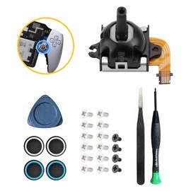 Treayes Joystick Replacement Kit for PS Portal Console/PSVR2, Upgrade Anti-Drift Analog Thumbstick,Analog Thumb Stick Repair Joystick Repair Tool kit for PS Portal Console(Left)