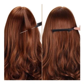 Globusman Peine Cola De Metal Para Corte Profesional Negro