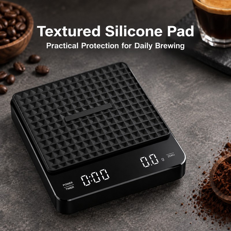 Digital Coffee Scale for Pour-Over Brewing – 3kg Capacity, 0.1g