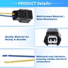 Hihaha 6Pcs Fuel Injector Wiring Harness for Nissan Frontier 2000-2002
