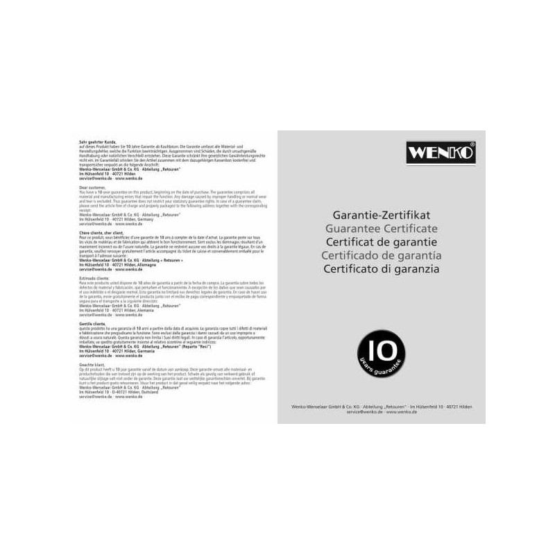 WENKO Vacuum-Loc® Wandhaken Duo Capri