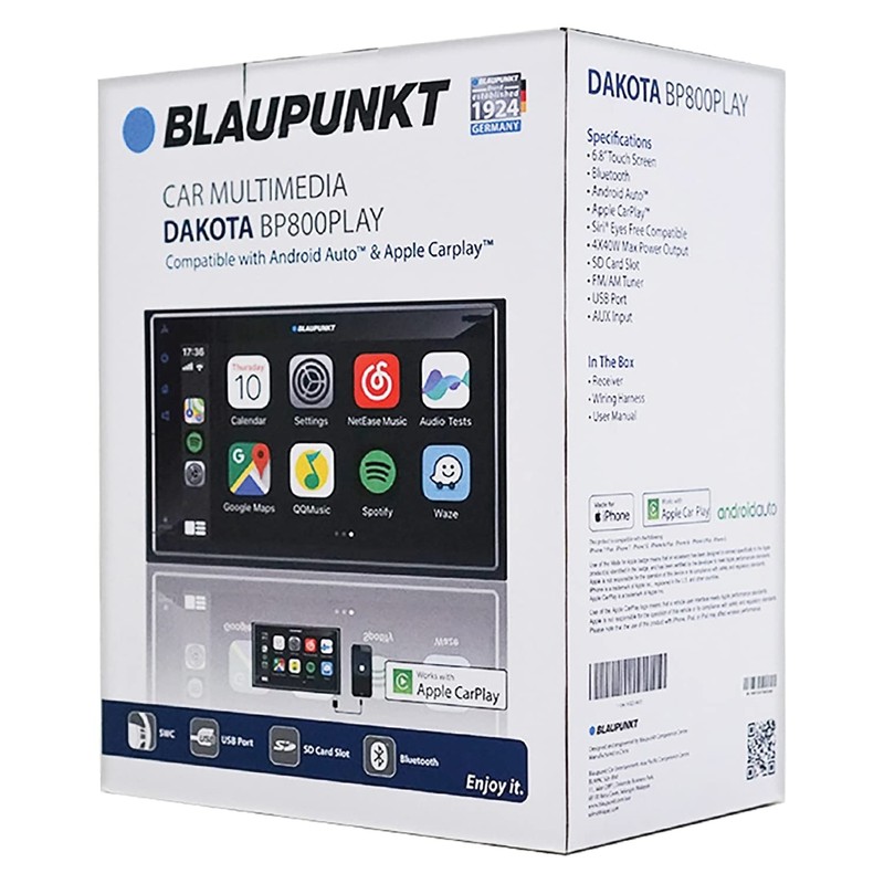 Blaupunkt BP800PLAY Dakota BP800PLAY 6.8-in. Double-DIN Digital Media Receiver with