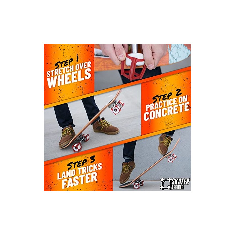 Skater Trainer Wheels - Learn Skateboard Tricks Safely and Quickly