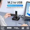 SSK SSD to USB Adapter, M.2 NVMe & SATA SSD