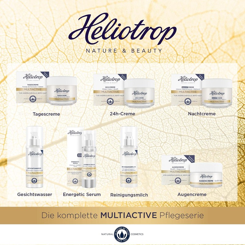 Heliotrop Anti-Ageing Serum for Demanding, Mature Skin, Vegan Face Care