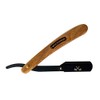 Woodsman - Porta Navajas Para Afeitar Madera Y Acero Inoxidable