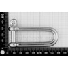 Stainless Steel Shackle Long Shape with Captive Bolt ¨ 8