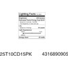 GE Lighting Incandescent Appliance Light Bulb, T10 Tubular Light Bulb,