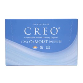 クレオワンデーO2モイスト 30枚 1箱 （1日使い捨て コンタクトレンズ ）【BC】8.7 【PWR】-9.00