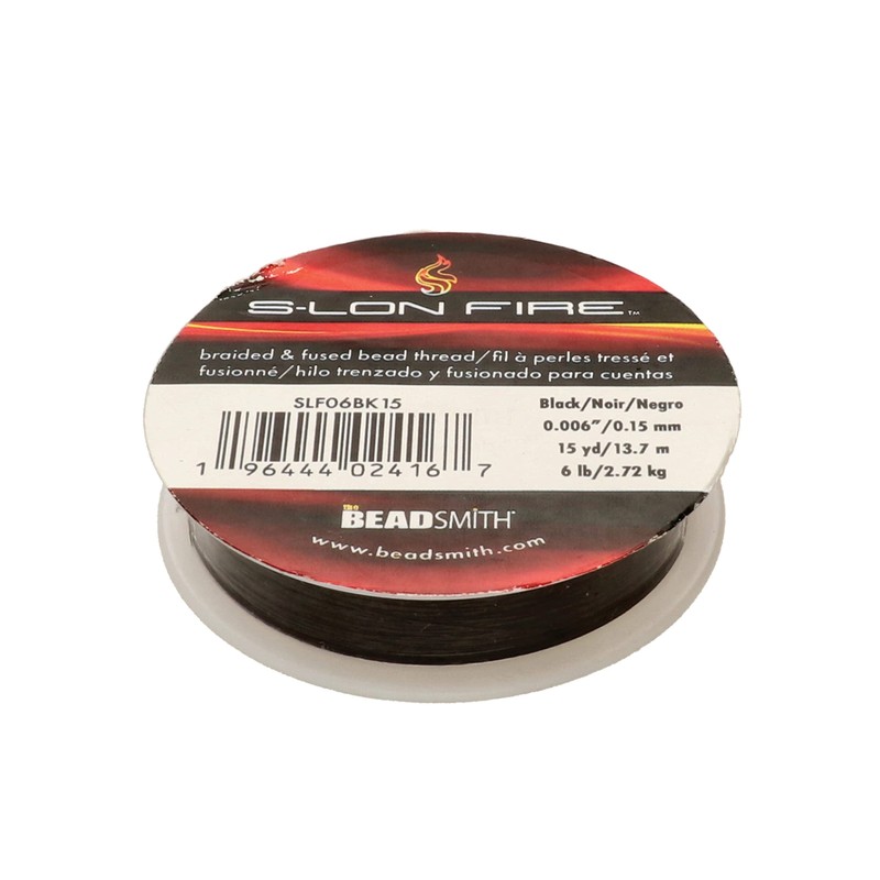 The Beadsmith S-Lon Fire – Braided and Fused Bead Thread