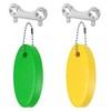 4 Pcs Boat Gas Cap Key, Waterproof Floating Keychain Stainless