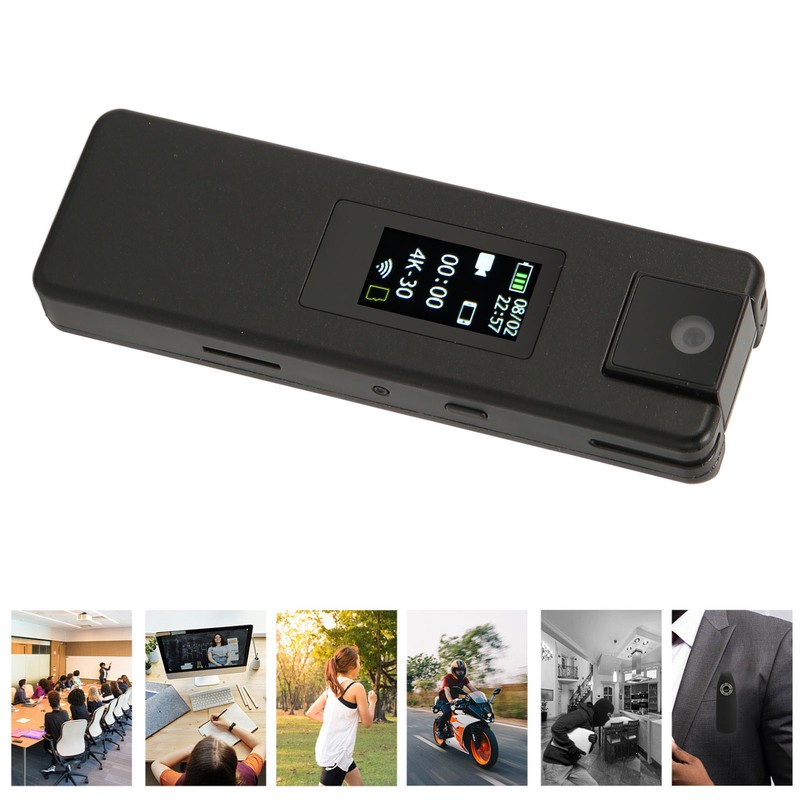 Body Worn Camera Wireless WiFi 4K Motion Monitoring Function Large