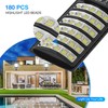 Solar Street Lights Outdoor Waterproof ,45000LM 320°Wide Angle Flood light,
