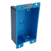 Unbranded 1 Gang 8 CU IN Blue PVC Flanged Shallow