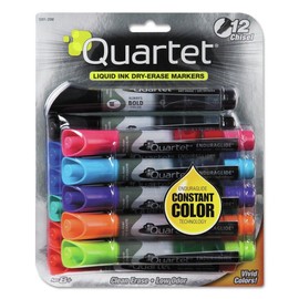 Quartet 500120M Dry Erase Marker - Broad/Nine Assorted Colors (12/Set) New