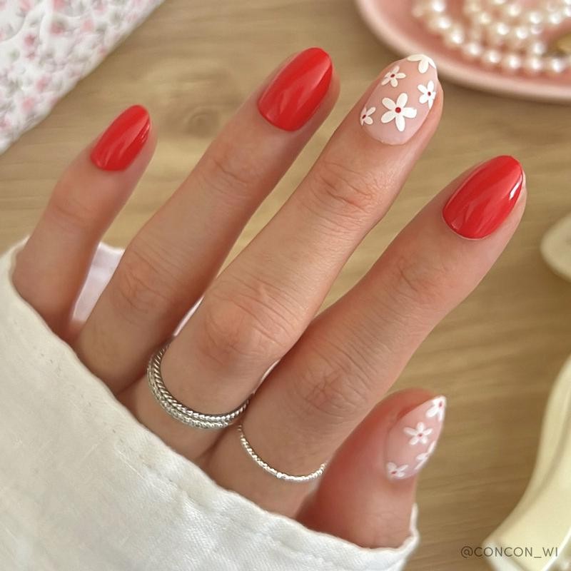 Glamnetic Short Oval Press On Nail Collection - Nail Glue