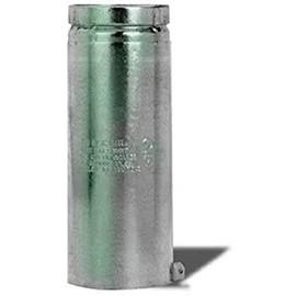 Selkirk 4" Diameter Adjustable 12" Long Pipe, Type B Gas Vent Aluminum Double Wall Accessory with Lock Tab - 360 Degree Flexibility, 104082