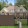 SHADEWIZ 7' x 9' Custom Size Brown Privacy Screen Fence
