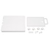 ACNAO Storage Box with Universal Wheels, Collapsible Removable Storage Organizer