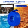Heavy Duty PVC Swimming Pool Backwash Hose, Blue, No Fittings