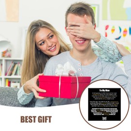 SHIEAGLELD Mens Bracelet Stainless Steel Bracelets for Men with Exclusive Jewellery Box, Cuban Chain Bracelet, Boyfriend Husband Soulmate Bracelet, Present for Anniversary Birthday Valentines Day