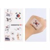 타투스티커 태극기 판박이 Tattoo Sticker Taegukgi Transfer Sticker