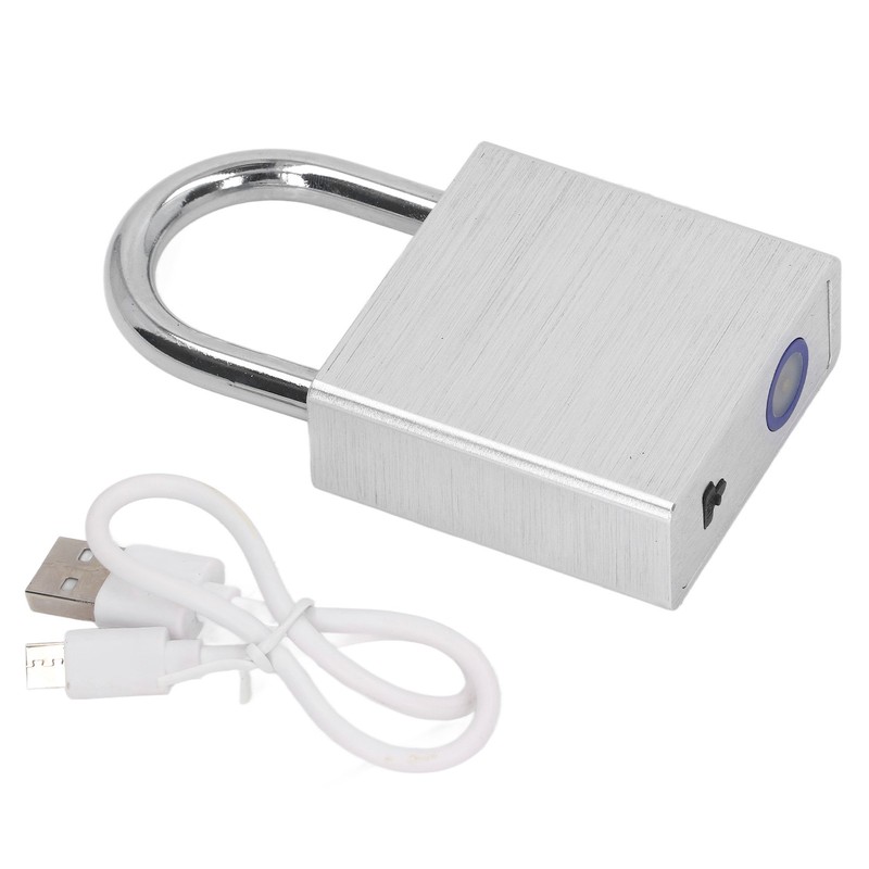 Bluetooth Padlock USB Rechargeable APP Control Impact Resistant Smart Padlock