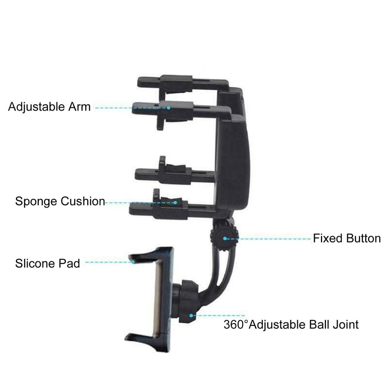 COSMICROWAVE Soporte para teléfono para automóvil, Soporte para teléfono para