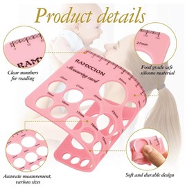 Nipple Ruler Set, Nipple Ruler, Breast Flange Measuring Tool, Flange Size Measuring Device for Nipples, Nipple Ruler for Flange Size Determination, Nipple Ruler for Flange Size