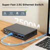 TEROW 6-Port 2.5G Ethernet Switch Unmanaged , 4 x 2.5G