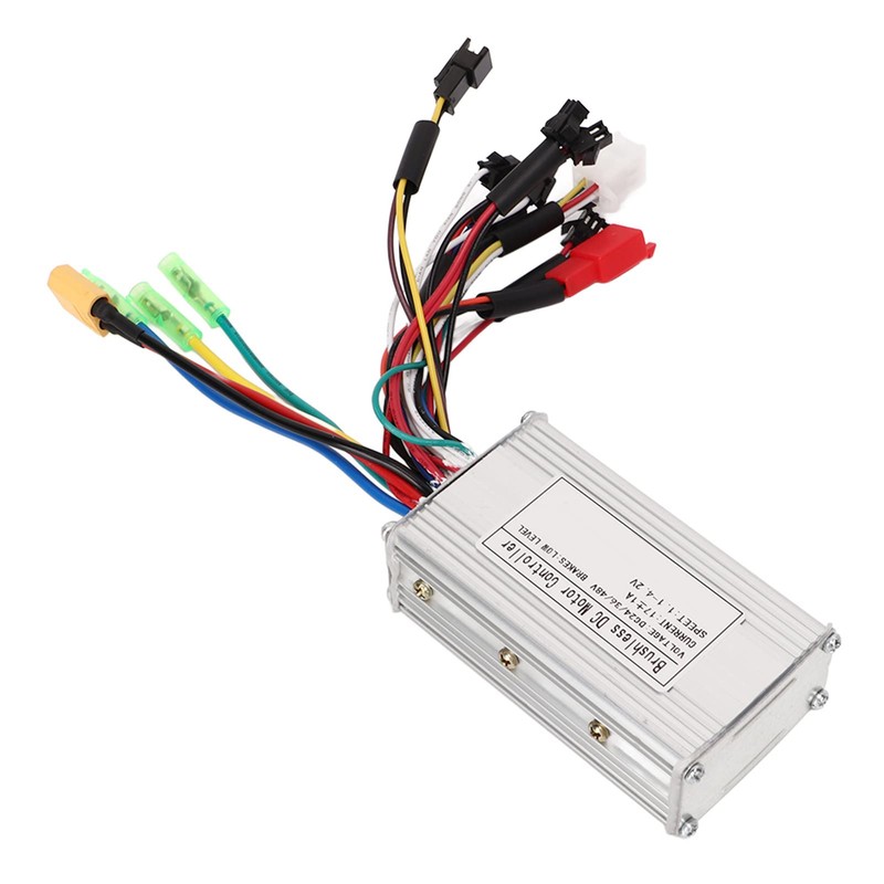 BuyWeek Brushless Motor Controller, 24V 36V 48V 17a 3-Mode Sine