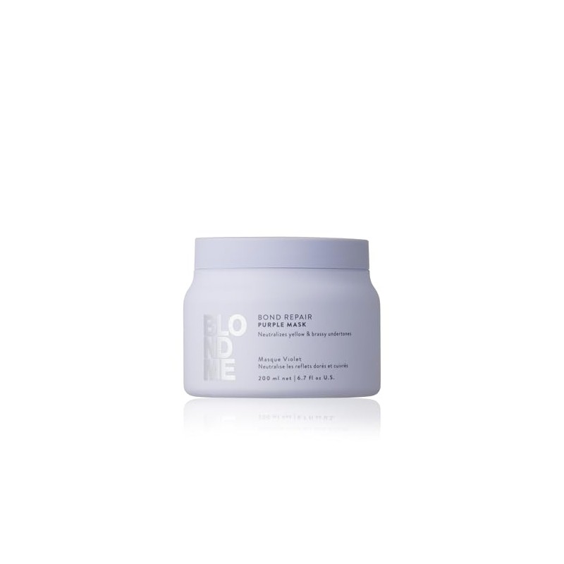 BLOND ME - Mascarilla Bond Repair Morado, Matiza Cabello Rubio