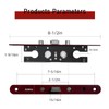 AcxdJnye Storm Door 2 Point Bolt Mortise Lock Body,Replacement Fit