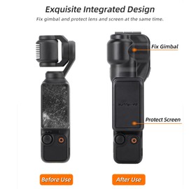 FSIDIWT Pocket 3 Protective Case Cover for DJI Osmo Pocket 3, Gimbal Protector Lens Screen Protective Cover for DJI Pocket 3 Accessories